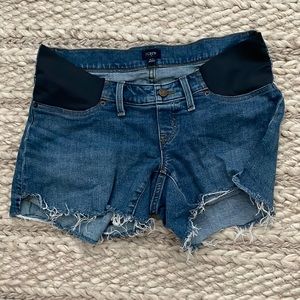 JCrew Maternity Denim Shorts